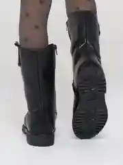 Сапоги для девочек, зимние, натуральная кожа и мех, Юничел