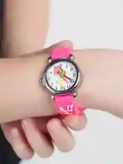 Коралловый меланж часы детские