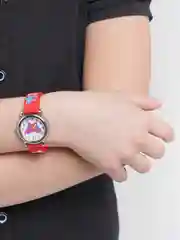 Бордовый часы детские