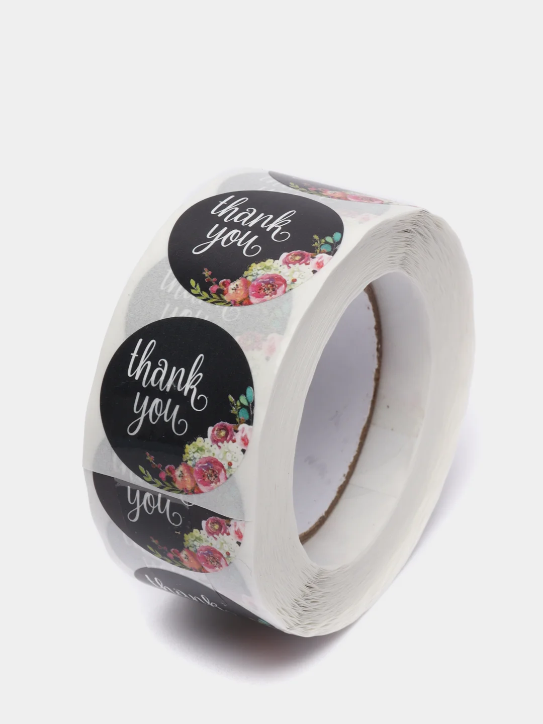 Наклейки " Thank you " на ленте 500шт