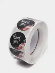 Наклейки " Thank you " на ленте 500шт