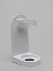 Белый держатель для электрических зубных щеток