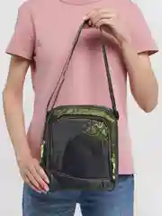 Оливковый сумка-планшет женская, на плечо, спортивная, 4 вида