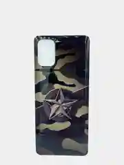 Зеленый чехол для Samsung M51, A20S, A10, рисунок