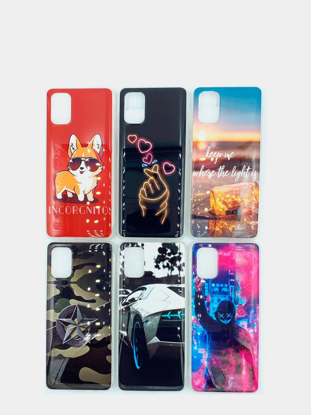 Алый чехол для Samsung M51, A20S, A10, рисунок