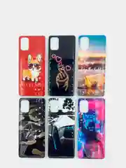 Алый чехол для Samsung M51, A20S, A10, рисунок