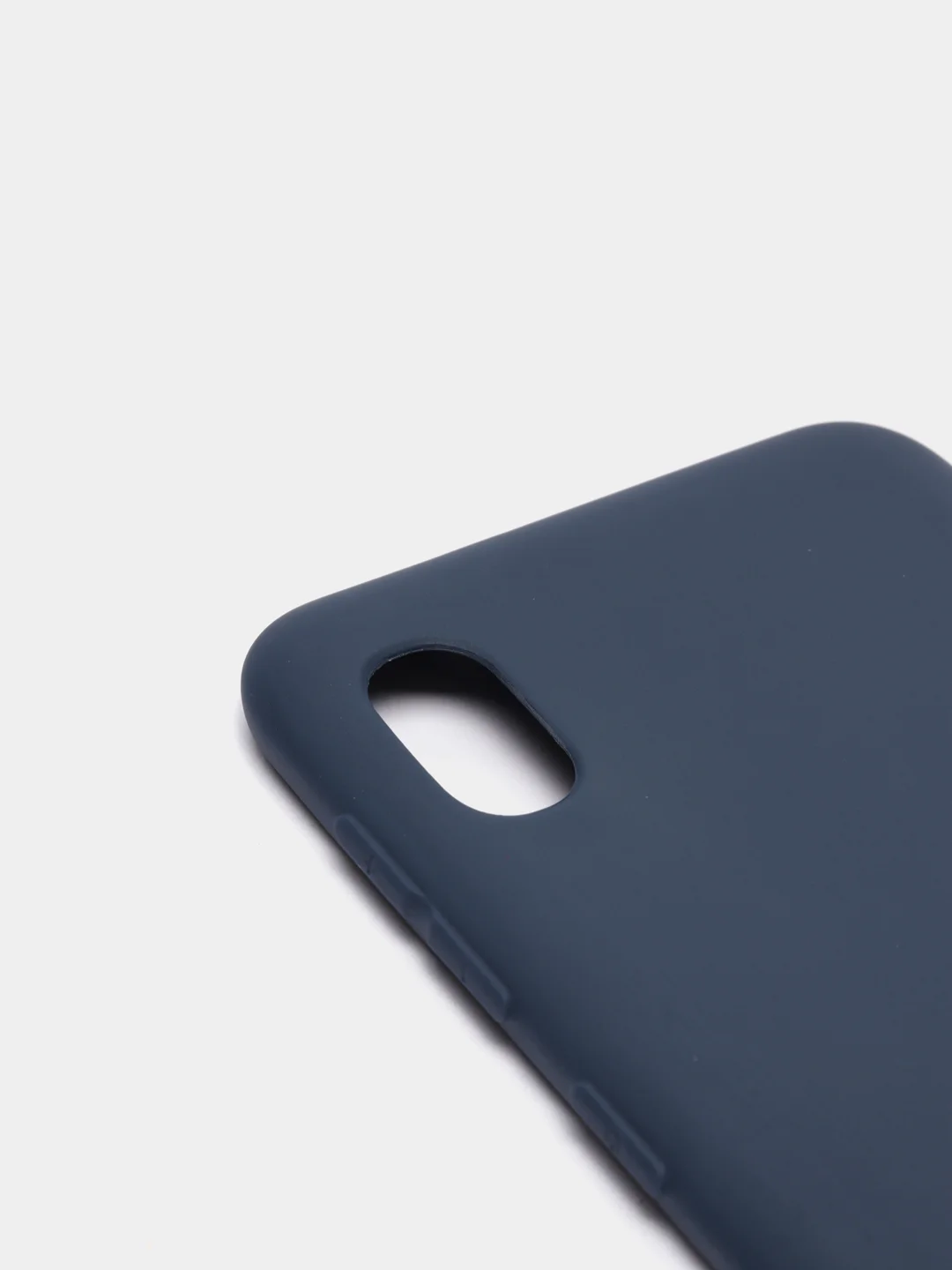 Синий чехол Samsung Galaxy A10 / M10 (Самсунг Галакси А10 / М10), прозрачный