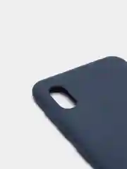 Синий чехол Samsung Galaxy A10 / M10 (Самсунг Галакси А10 / М10), прозрачный