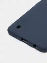 Синий чехол Samsung Galaxy A10 / M10 (Самсунг Галакси А10 / М10), прозрачный