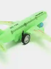 Самолёт инерционный на подставке, цвета МИКС