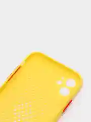 Желтый охлаждающий чехол для iPhone (Айфон) 6, 6S, 7, 8, Plus, SE 20, X, XS, XR, 11 Pro Max, 12