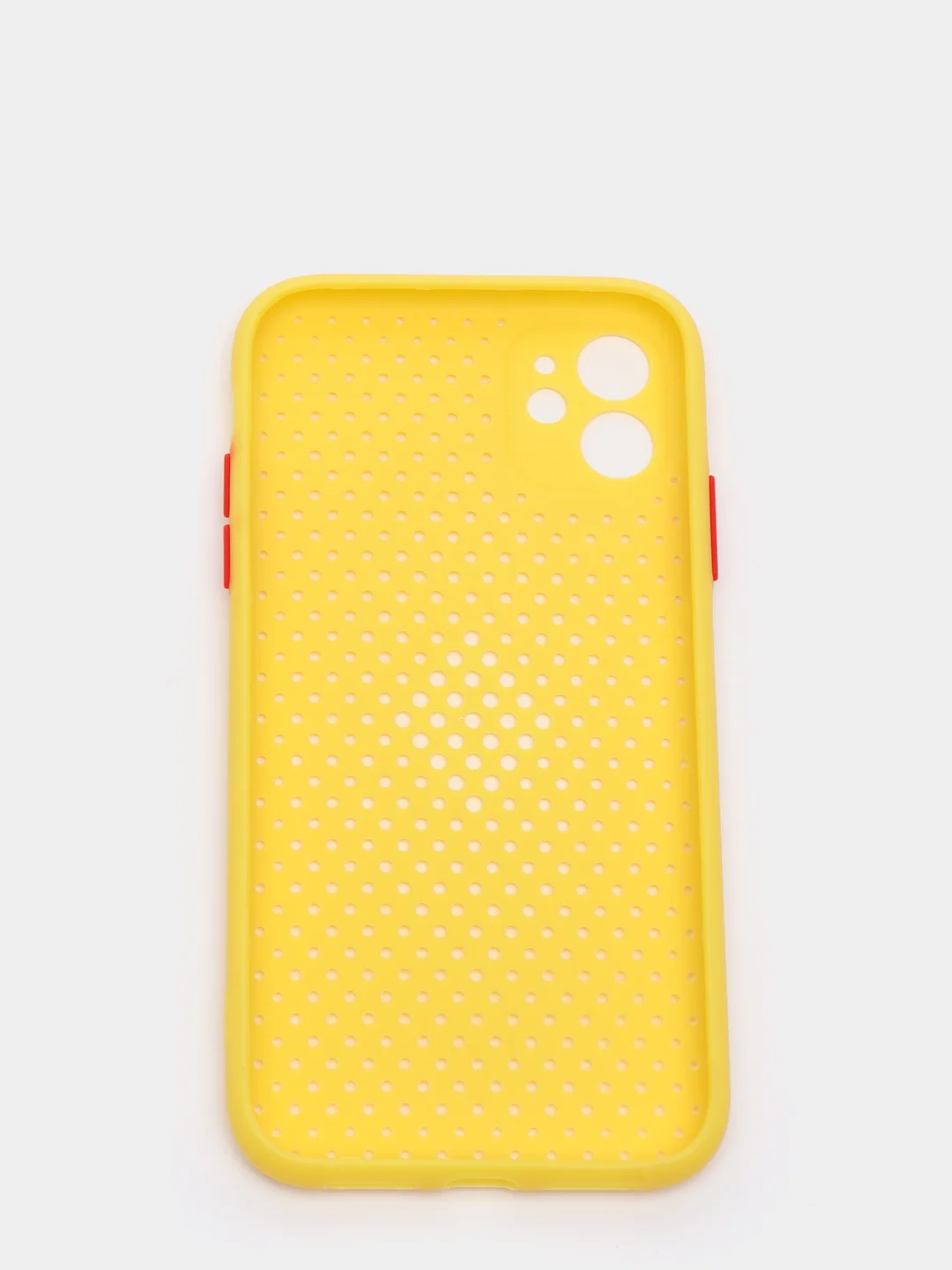 Желтый охлаждающий чехол для iPhone (Айфон) 6, 6S, 7, 8, Plus, SE 20, X, XS, XR, 11 Pro Max, 12