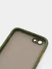 Лесной зеленый чехол на iPhone (Айфон) 6S, 7, 8 Plus, SE, 20, X, XS, XR, 11 Pro Max, 12 Mini, 13, 14, матовый