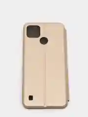 Золотой чехол-книжка для Realme C21Y