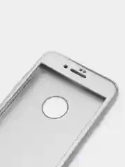 Белый чехол 360 + защитное стекло на iPhone 5s 6, 7, 8, SE, 20, X, XS, XR, 11, Pro, Max, 12