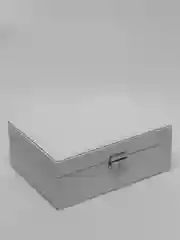 Белый шкатулка для хранения ювелирных украшений