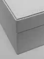 Белый шкатулка для хранения ювелирных украшений