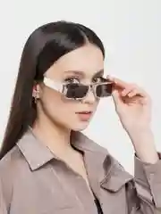 Серебряный солнцезащитные очки MIRSEE металлические с UF-защитой