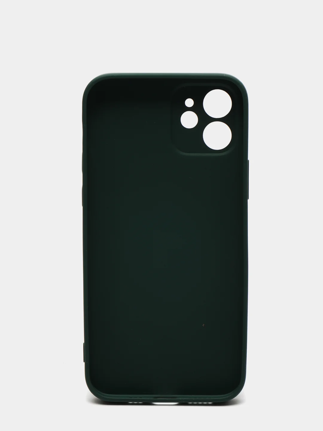 Зеленый чехол силиконовый стеклянный (закаленный) на Apple iPhone 12,11,7,8,SE,Pro,Max глянец