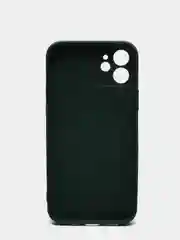 Зеленый чехол силиконовый стеклянный (закаленный) на Apple iPhone 12,11,7,8,SE,Pro,Max глянец