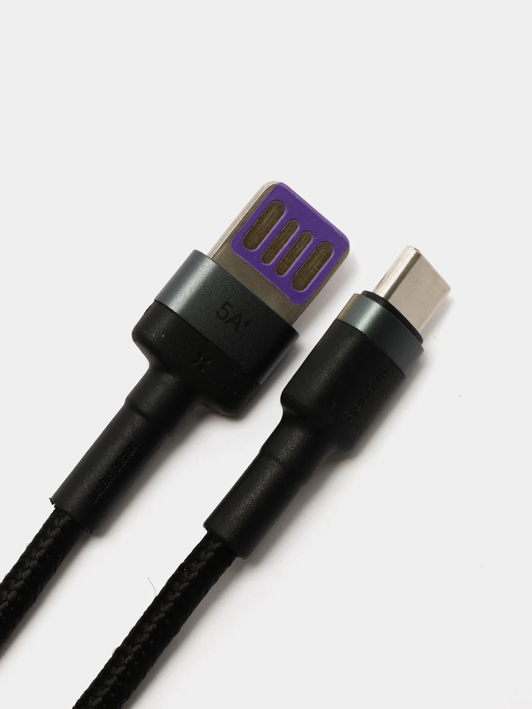 Угольный кабель Baseus Type-C 40W, 5.0A, CATKLF