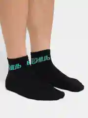 Черный носки мужские с надписями, носки с принтом