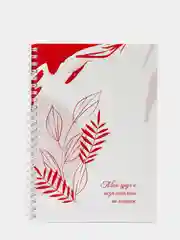 Бордовый ежедневник-планер для ведения заказов