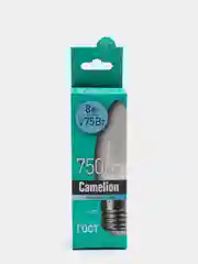 Лампа светодиодная Camelion, 8Вт, Е27, свеча, холодный свет (12390)