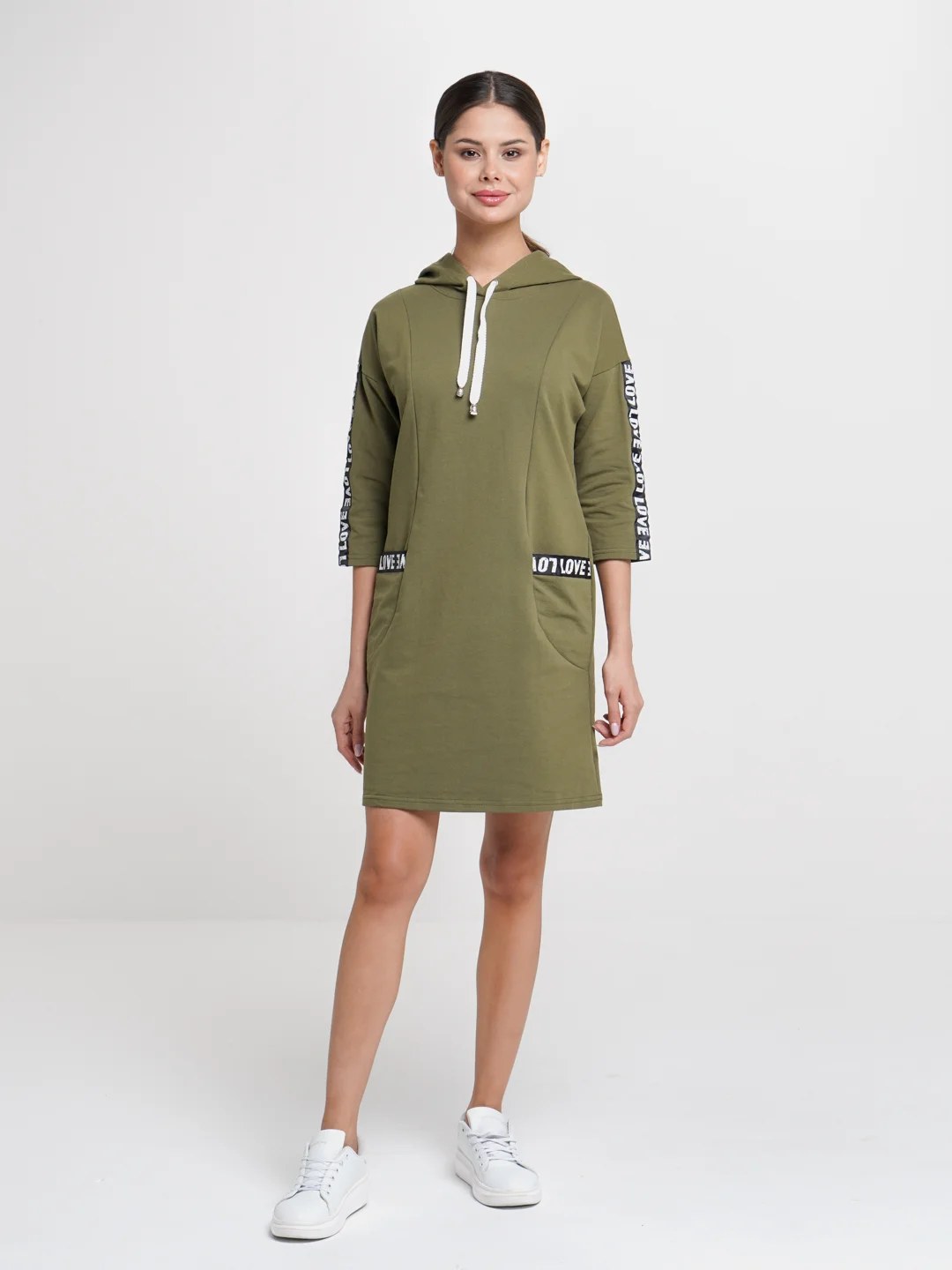 Хаки лакшери платье женское lovetex.store