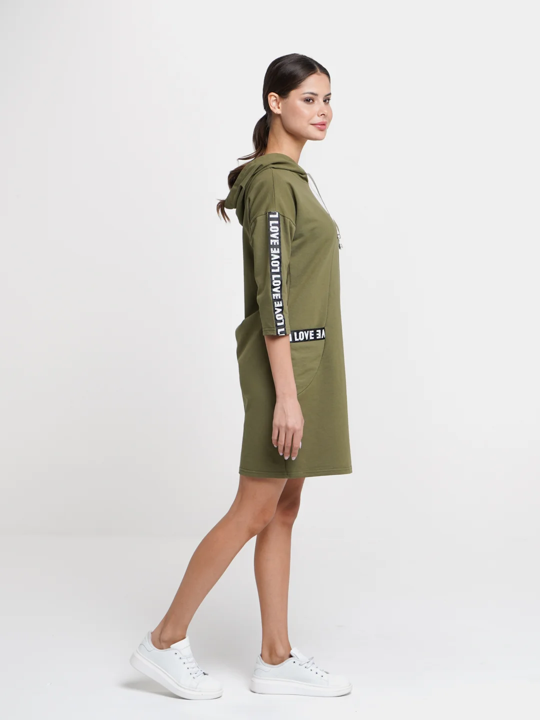 Хаки лакшери платье женское lovetex.store