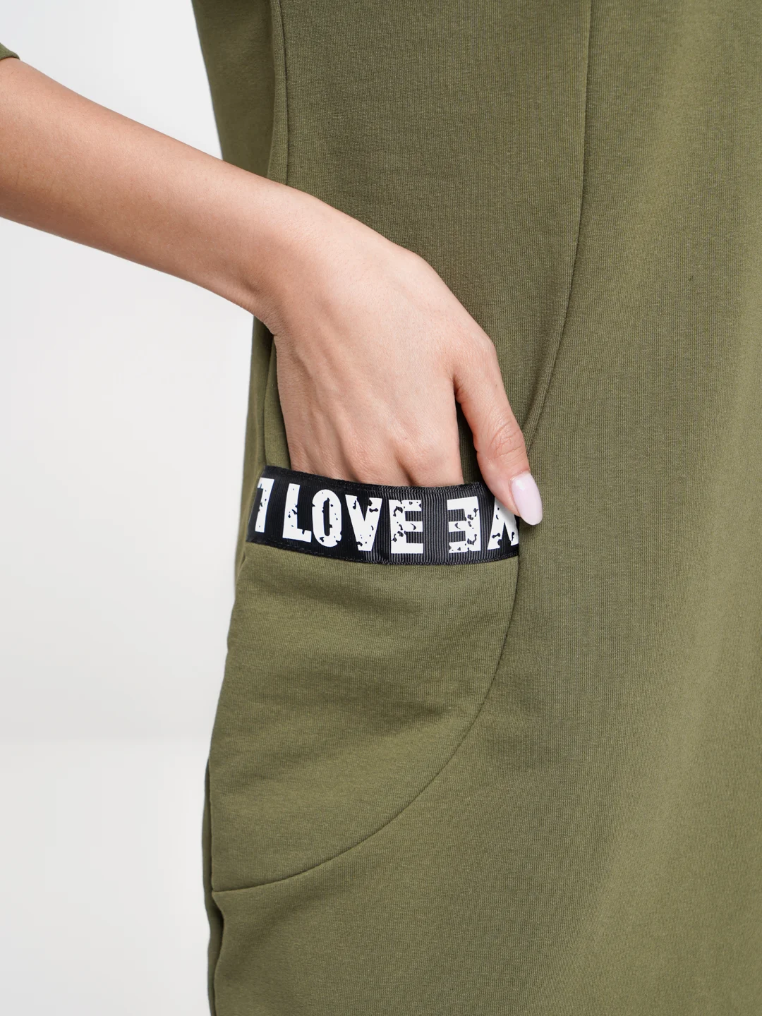 Хаки лакшери платье женское lovetex.store