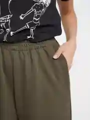 Хаки брюки женские