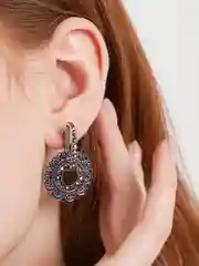 Хром серьги