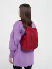 Багровый женский рюкзак