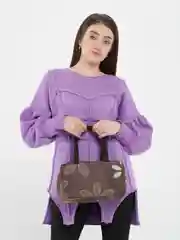 Светло-коричневый сумка-косметичка на замке 25 х 15 х 15 см