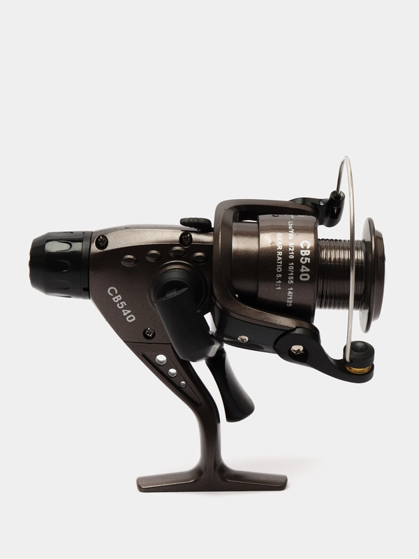 Катушка рыболовная CB-540 Кобра, 5 подшипников, графит, фидерная и спиннинговая