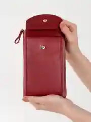 Красный женская сумка клатч для телефона.Сумка кошелек для смартфона.Кошелек женский.Клатч женский