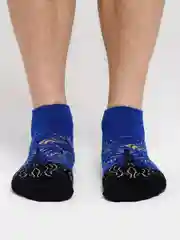 Синий носки унисекс средней длины