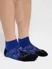 Синий носки унисекс средней длины