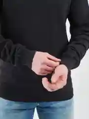 Черный джемпер подростковый мужской