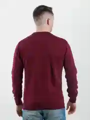 Бордовый джемпер подростковый мужской