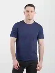 Темно-синий мужская футболка