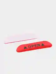 Красный наклейка светоотражающая на двери автомобиля OPEN, 4 шт
