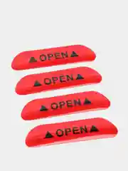 Красный наклейка светоотражающая на двери автомобиля OPEN, 4 шт