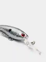 Серебряный воблер (9см, 8гр)