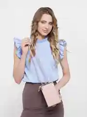 Розовый женская сумка-кошелек