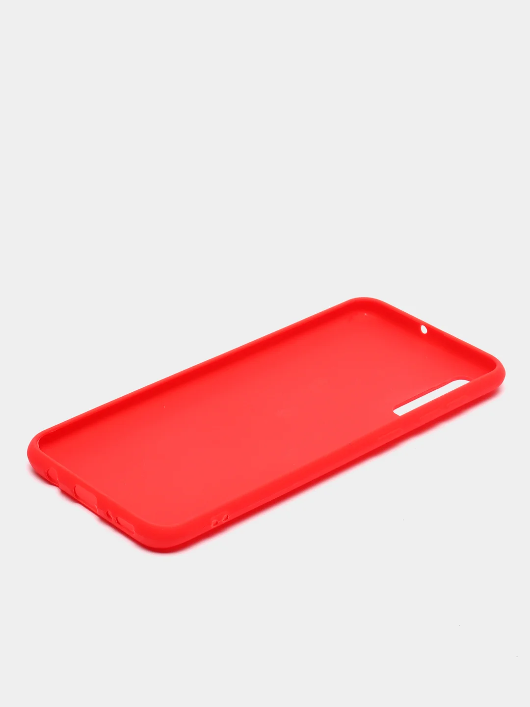 Красный чехол Samsung Galaxy A50 / A50s / A30s / Самсунг Галакси А50 силиконовый цветной матовый
