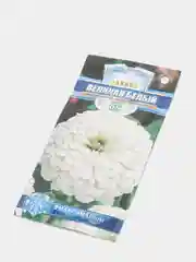 Цинния Великан белый (семена,цветы)