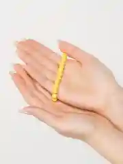 Желтый женский браслет из бусин, 7 цветов