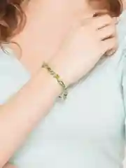 Зеленый браслет женский, на застежке, 4 цвета